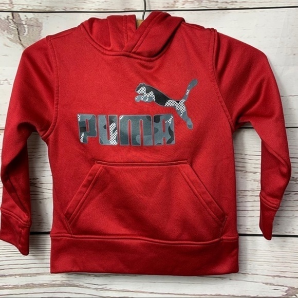 NWOT Puma Camo Logo Hoodie - Picture 1 of 5